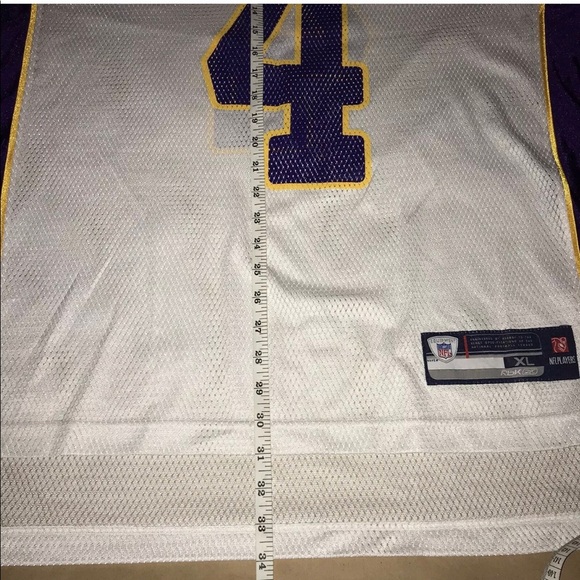Reebok Minnesota Vikings Brett Favre White Jersey - Picture 3 of 7